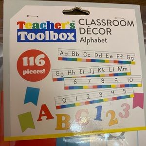 New in package 116 Piece Teacher Classroom Decor Pack